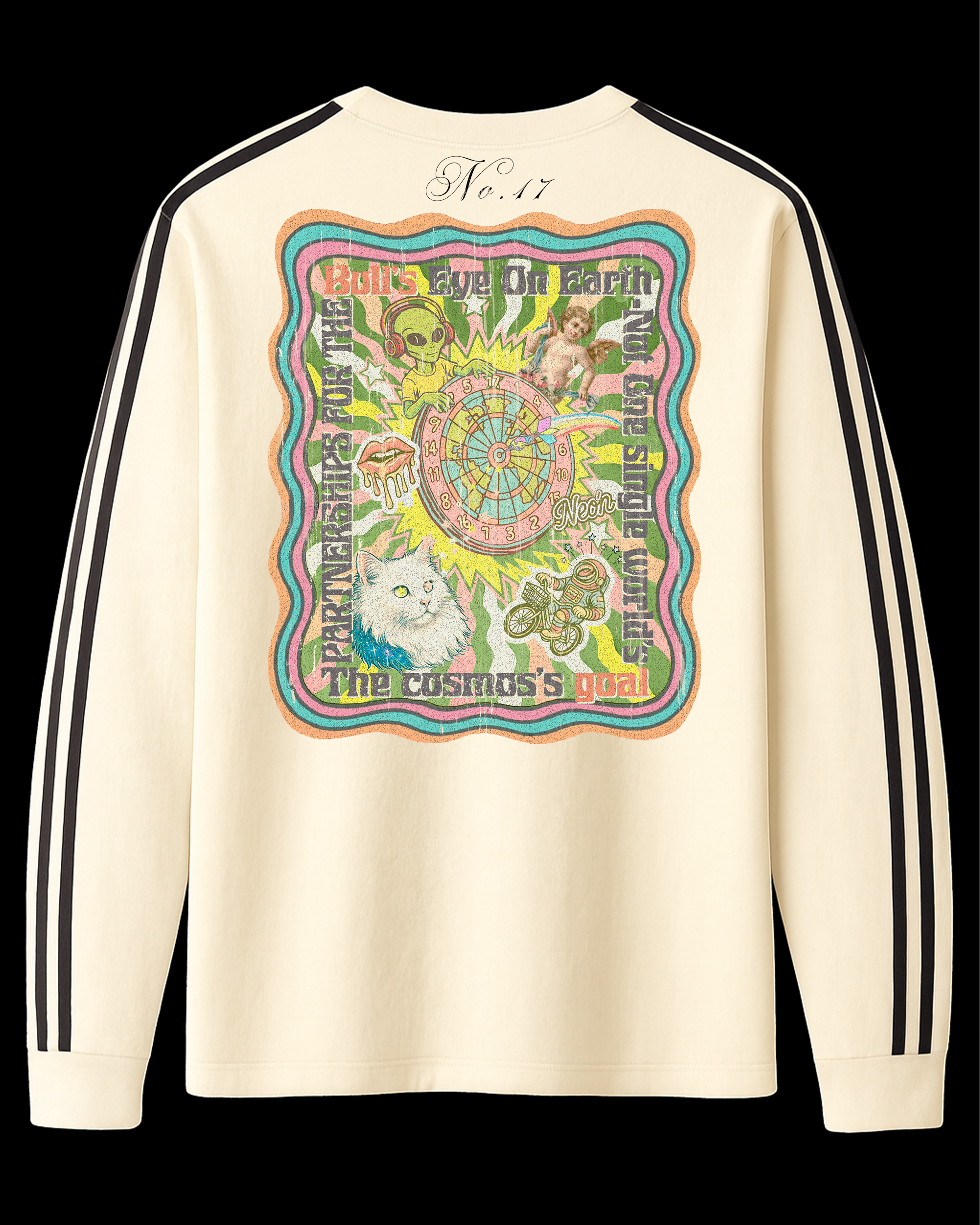 Bull's Eye On Earth 長袖Tシャツ【LT017】