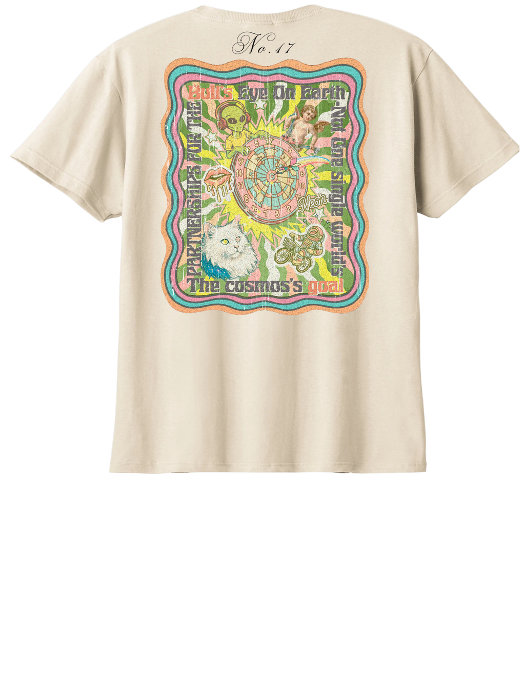 Bull's Eye On Earth 半袖Tシャツ【T017】
