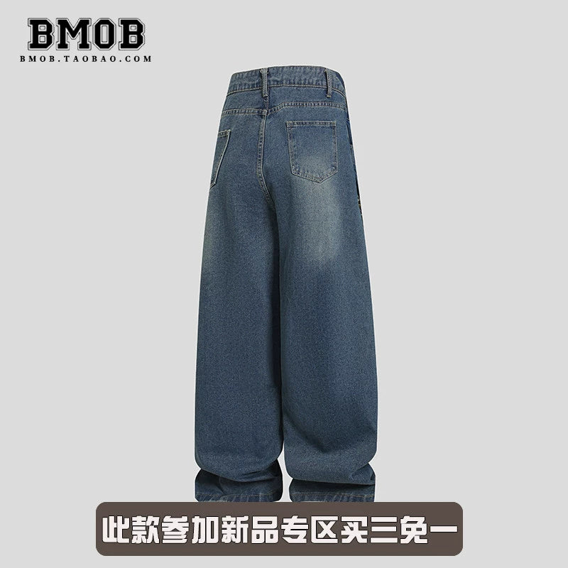 BMOBレトロワイドレッグジーンズ オールシーズンデニム【BMO03006】