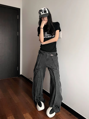 DND4DES ヴィンテージ ワイドレッグ・オールシーズンデニム