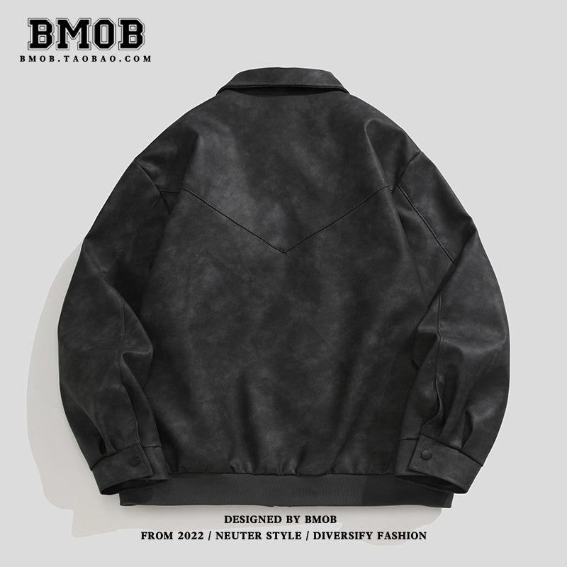 BMOB　ワークレザージャケット　2色展開【BMO1201】