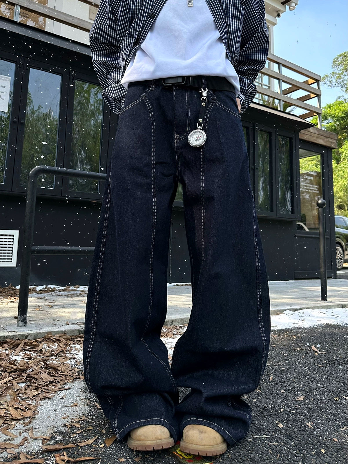 XBRO ヴィンテージ ドレープワイドパンツ【XBR03002】