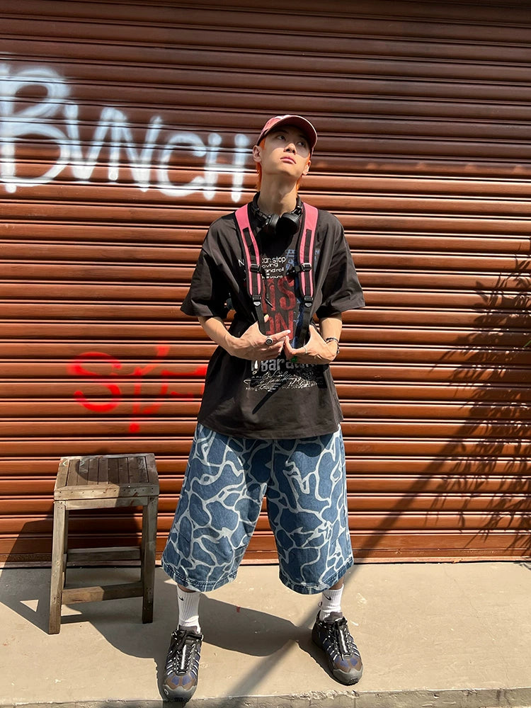 EAHO レトロウォッシュグラフィックTシャツ 【EAH01001】