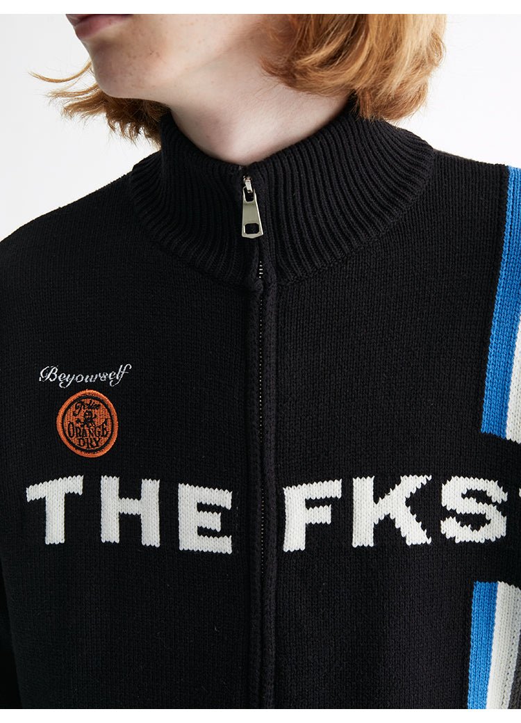 FKSW　ハイネックロゴニットジャケット【FKS004】 - .BEL store