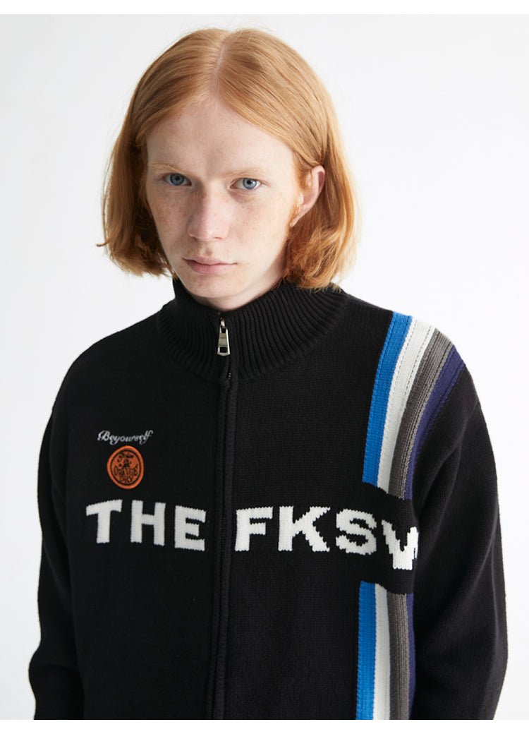 FKSW　ハイネックロゴニットジャケット【FKS004】 - .BEL store