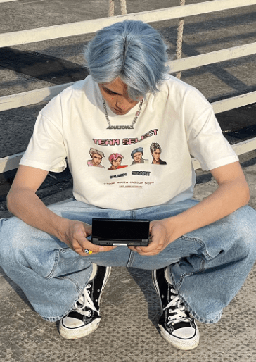 MamaHasGun ゲームデザインプリントTシャツ【MHG009】 - .BEL store